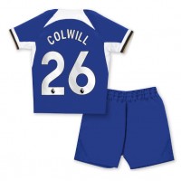 Chelsea Levi Colwill #26 Koti Peliasu Lasten 2023-24 Lyhythihainen (+ Lyhyet housut)